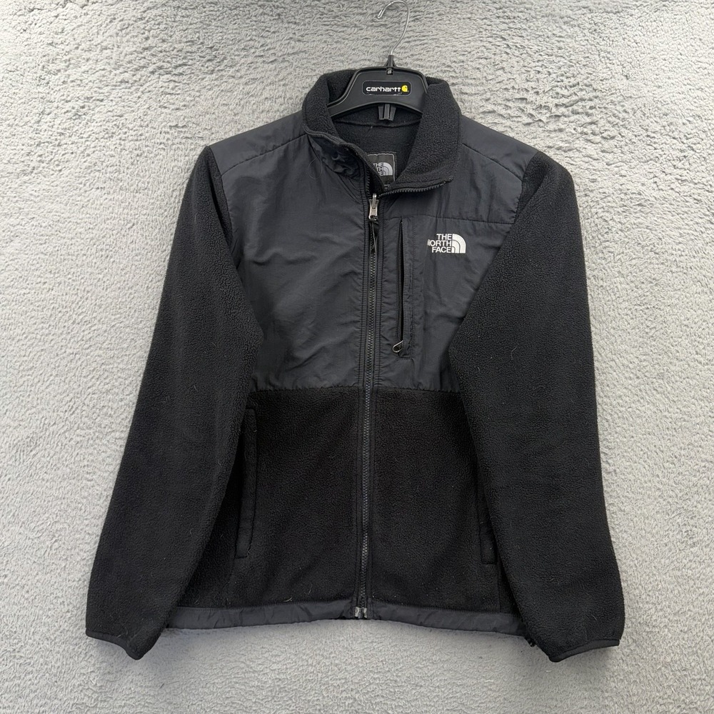 The North Face Women's Denali Polartec Fleece Jacket Size Medium Black Full Zip